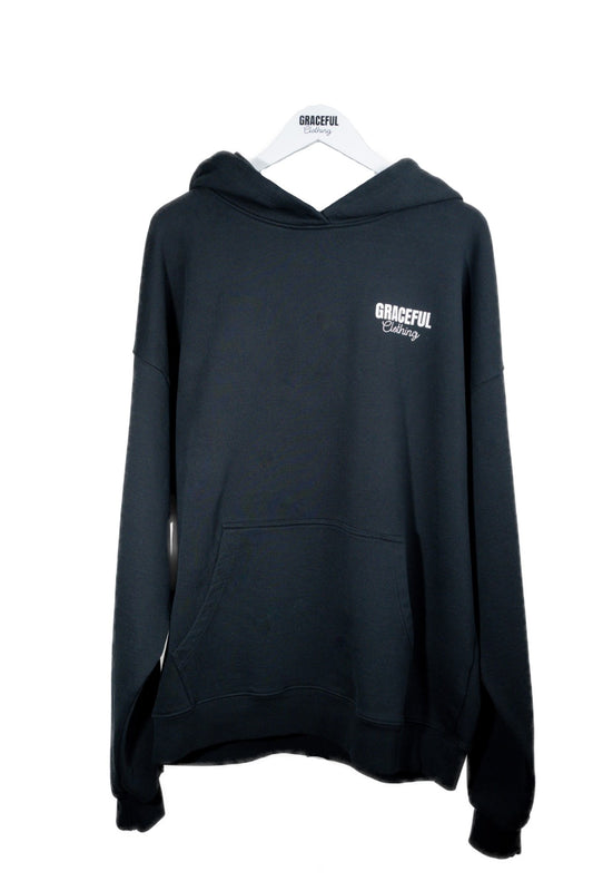 The Graceful Signature Hoodie - Black & White