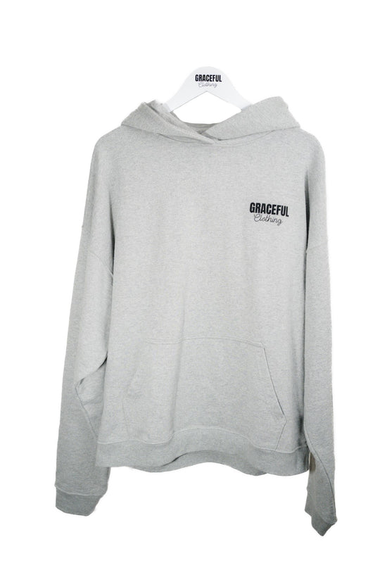 The Graceful Signature Hoodie - Grey & Black